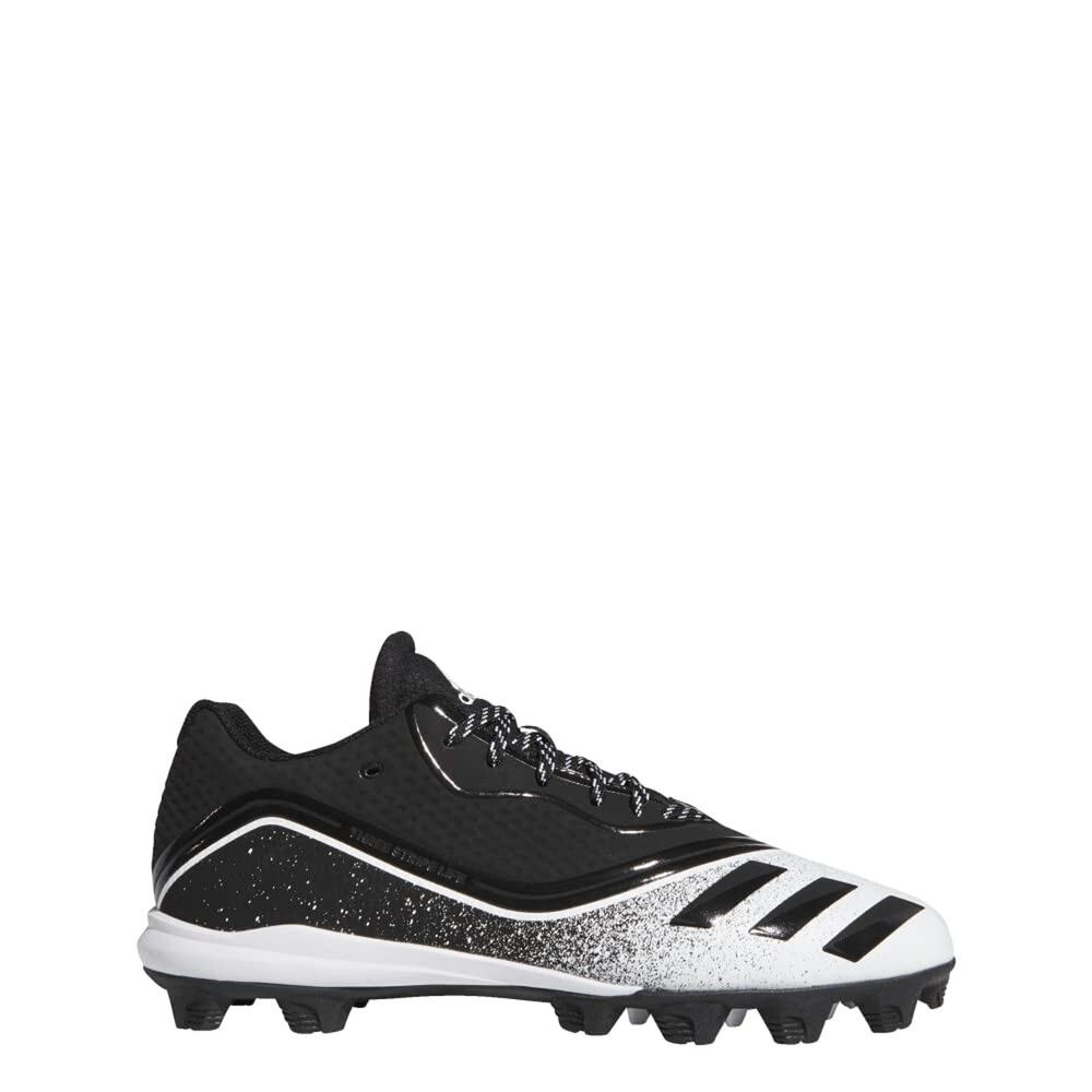 ADIDAS MENS ICON V MD BASEBALL SHOES BLACK/WHITE 7
